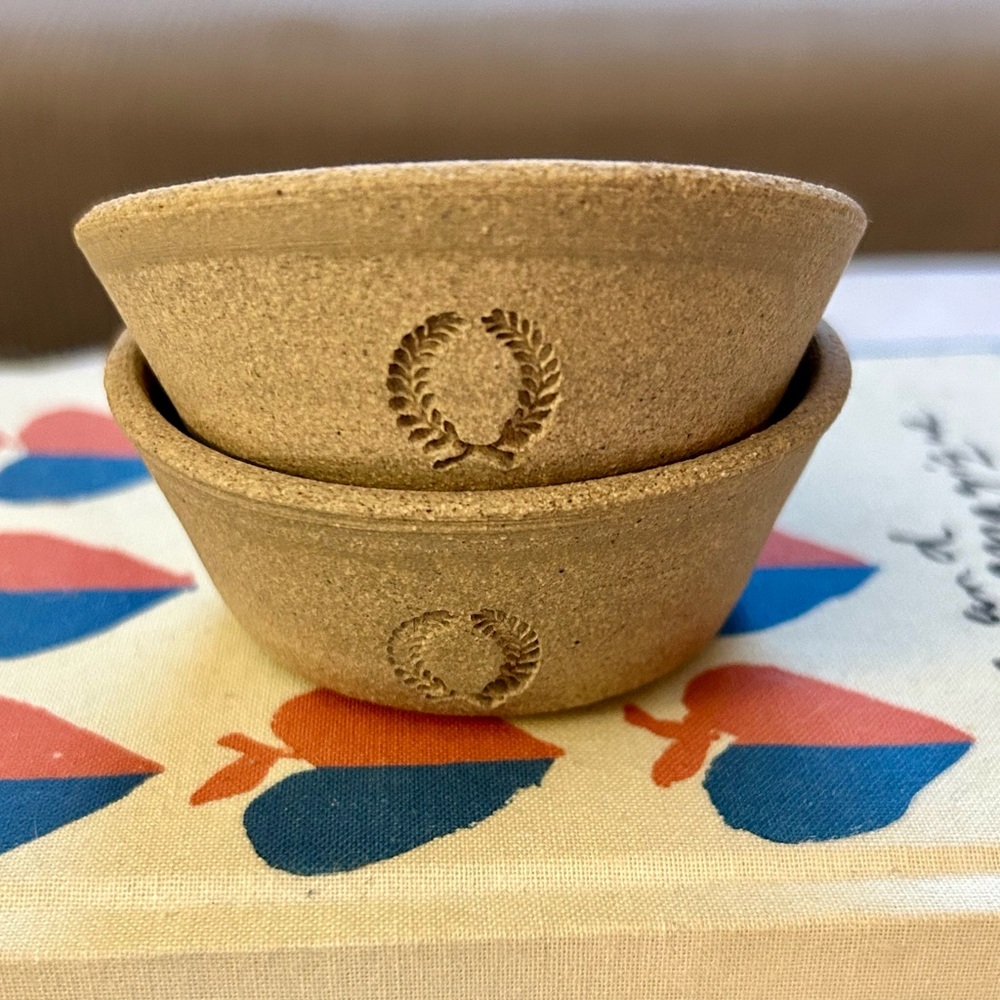 Farmhouse Pottery set/2 Silo Ramekin Petite Bowls